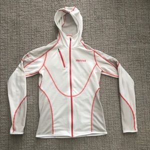 Marmot Zip Up Grid Fleece Hoodie